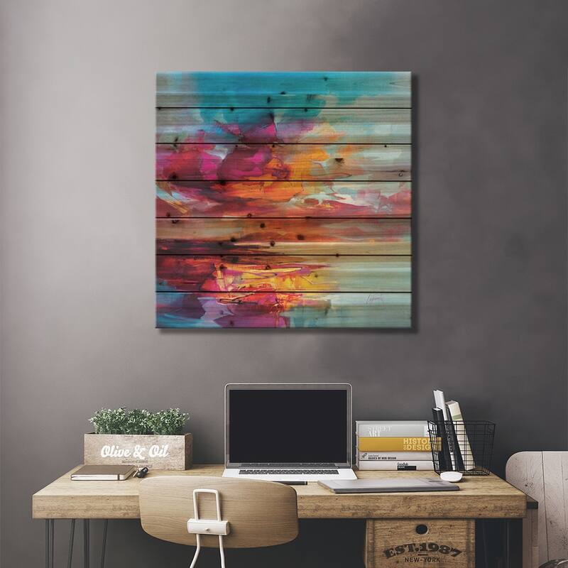 Hebridean Clarity III Print On Wood by Scott Naismith - Multi-Color