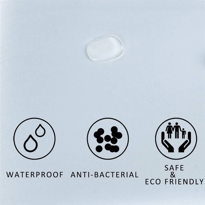 Luxury Shower Curtain and Hooks Set