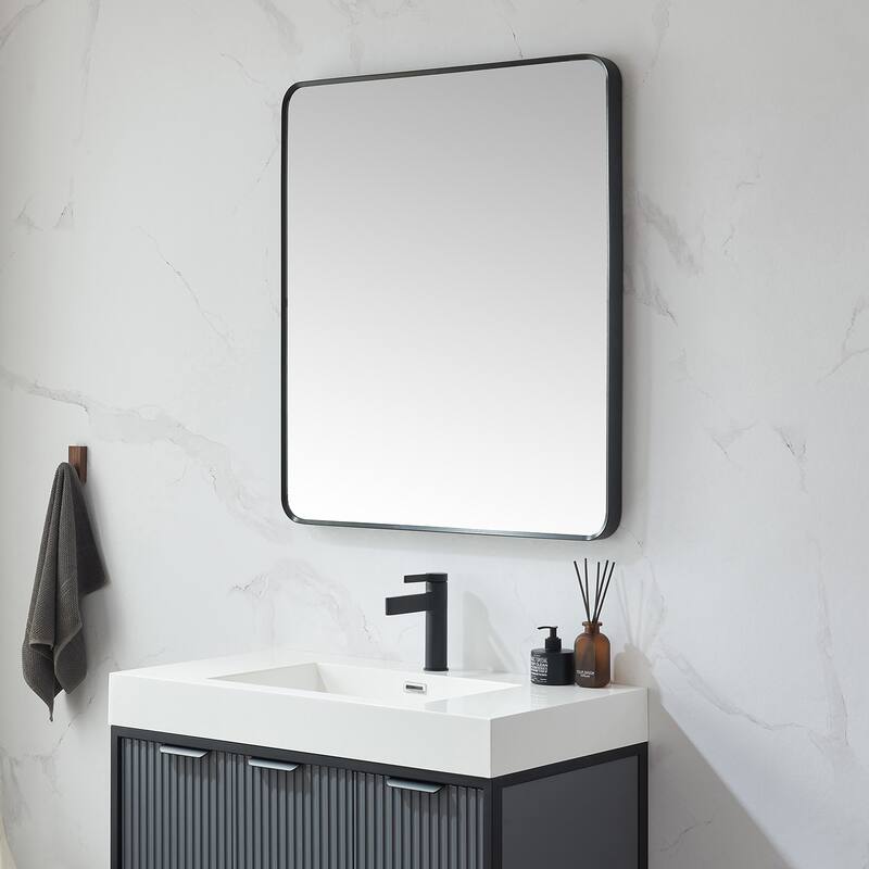 Vinnova Mutriku Rectangle Metal Wall Mirror