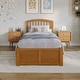 preview thumbnail 6 of 84, Richmond Solid Wood Platform Bed with Footboard & Twin XL Trundle