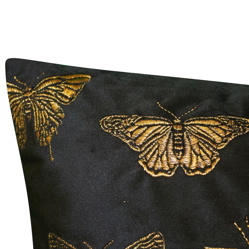 Edie At Home Butterflies & Moths Decorative Throw Pillow 13x20