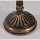 preview thumbnail 6 of 4, Linton Aged Golden Bronze Torchiere