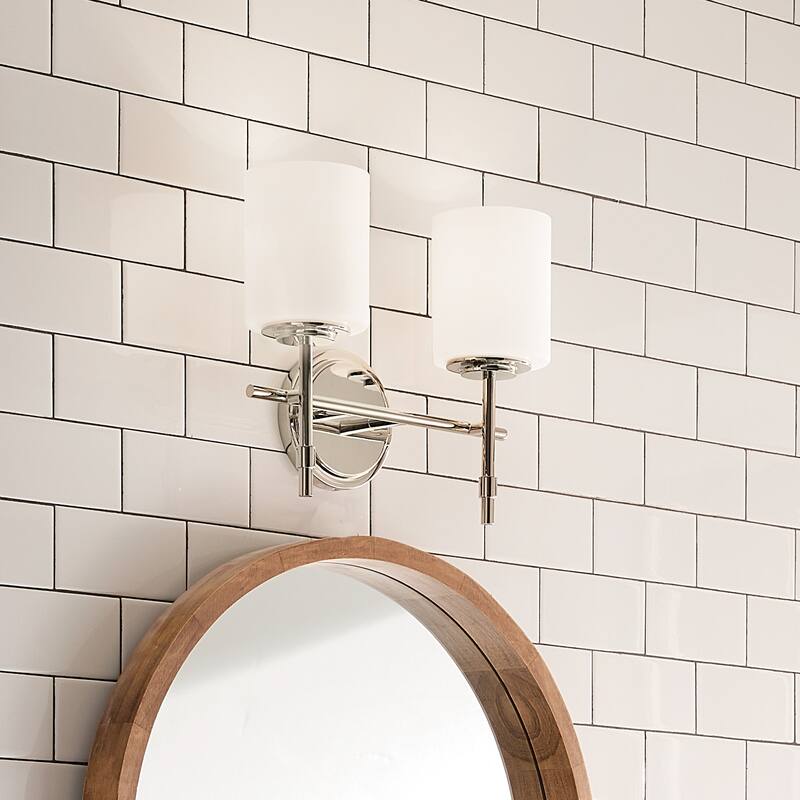 Kichler 55141 Ali 2 Light 14" Wide Vanity Light with Frosted Glass