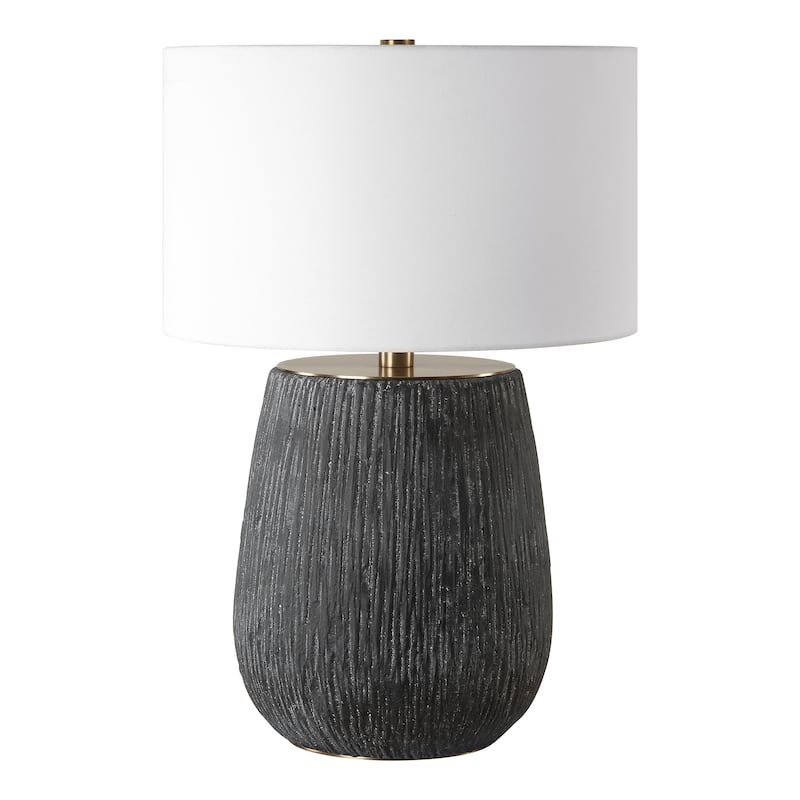 Uttermost Americana Aged Black Table Lamp - 29'' H X 20'' W X 20'' D