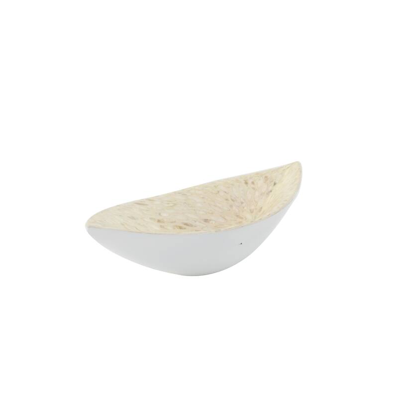 Mother of Pearl Shell Living Room Decor Tray - Gray or White - Roche River Decor
