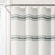 preview thumbnail 4 of 43, Lush Decor Farmhouse Stripe Shower Curtain
