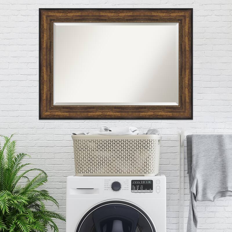 Beveled Wall Mirror - Ballroom Bronze Frame - Ballroom Bronze