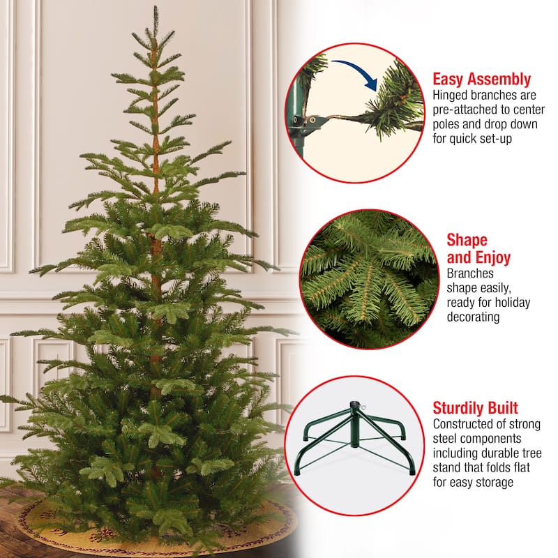 National Tree Company 7.5' Norwegian Spruce Christmas Tree - 7.5 Foot