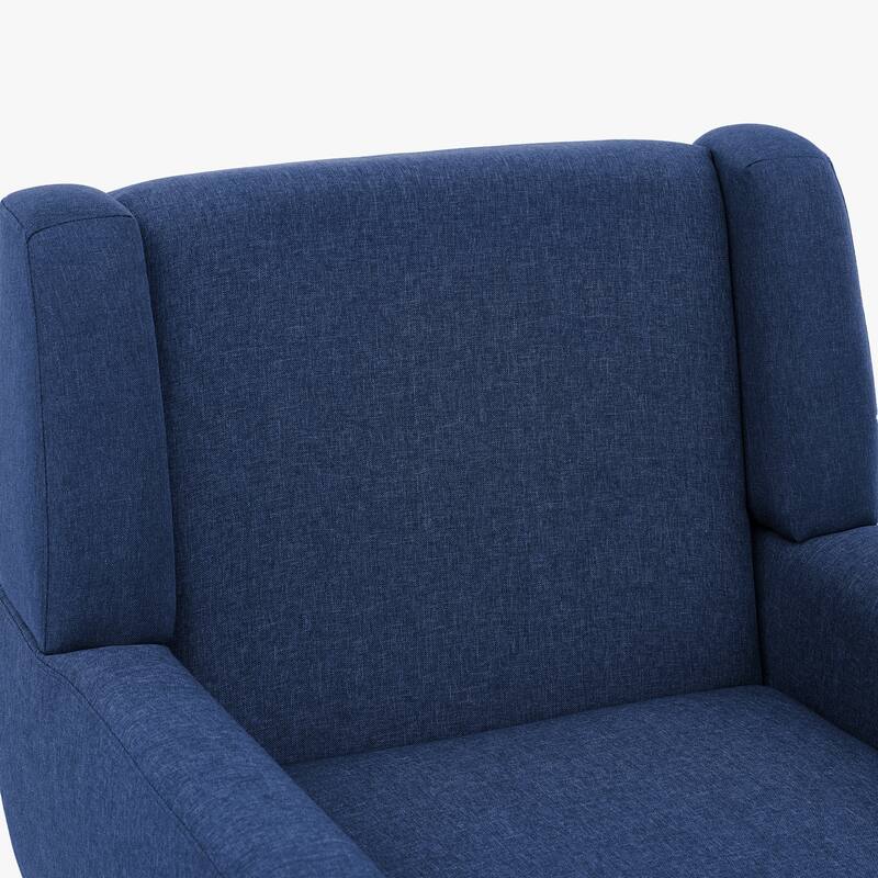 Upholstered Armchair with Wide Back Accent Chair
