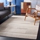preview thumbnail 2 of 9, SAFAVIEH Handmade Metro Thanja Modern Abstract Wool Rug 3' x 5' - Ivory/Brown - Rectangle