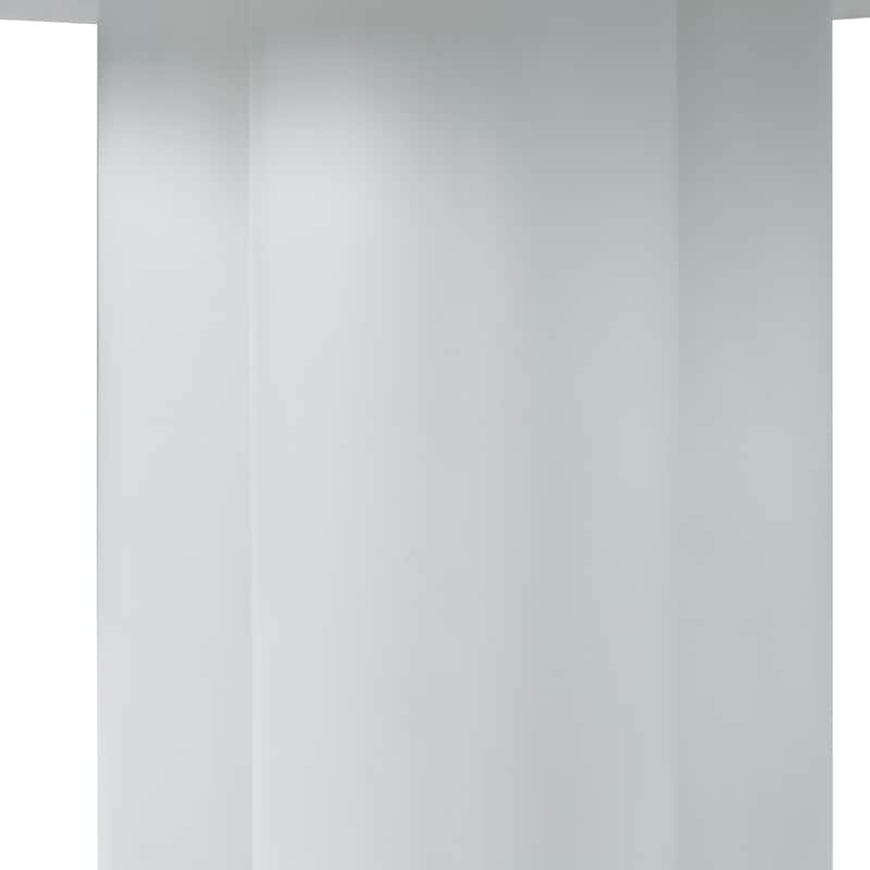 Modrest Bruni Modern White Concrete End Table