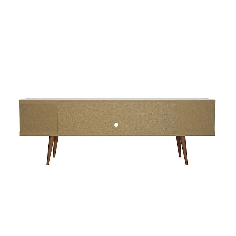 Utopia 70.47" TV Stand with Splayed Wooden Legs and 4 Shelves