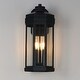 preview thumbnail 3 of 2, Maxim 30224CL Wright 3 Light 21" Tall Outdoor Wall Sconce