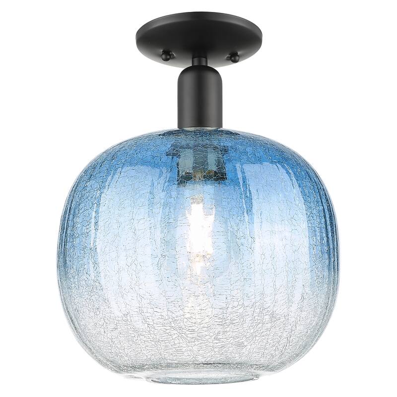 Innovations Lighting Downtown Urban - Brookhaven Sphere - 1 Light 10" Semi-Flush Mount Light