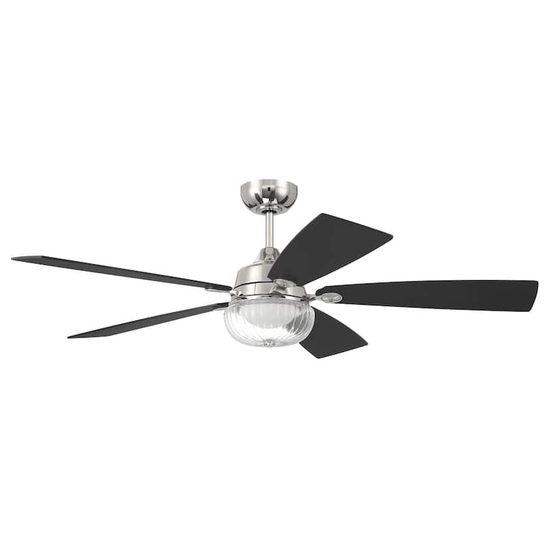 Craftmade 52" Chandler Ceiling Fan - Polished Nickel