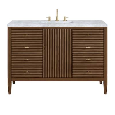 James Martin Vanities 485-V48-3CAR Myrrin 48" Single Basin Wood Vanity