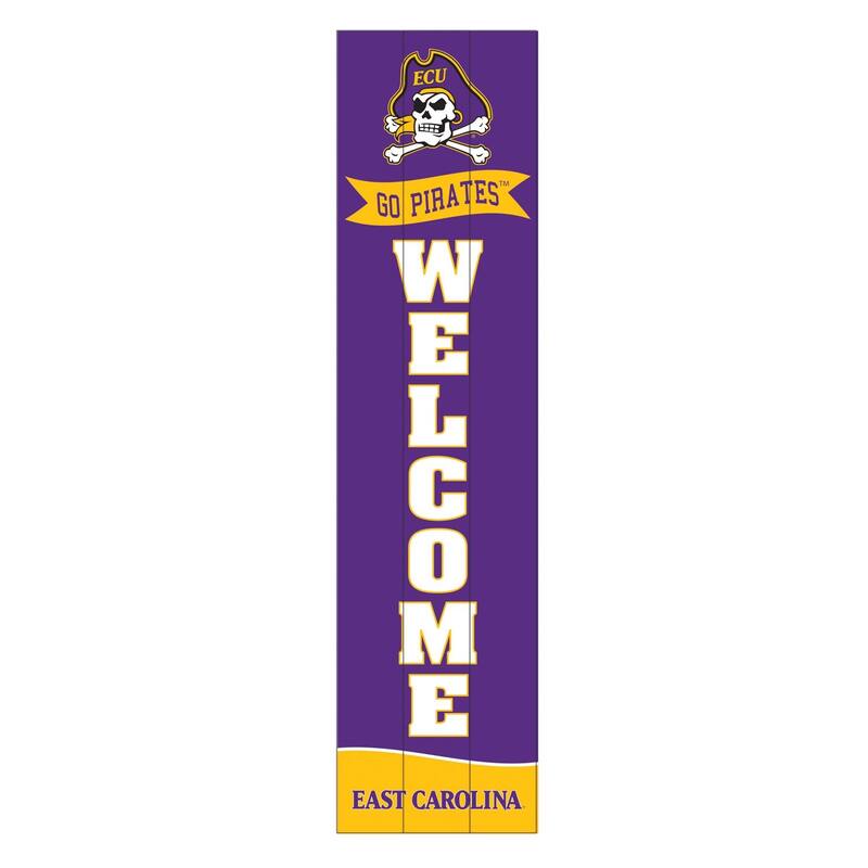 47" Porch Leaner Welcome Wall Sign, East Carolina University
