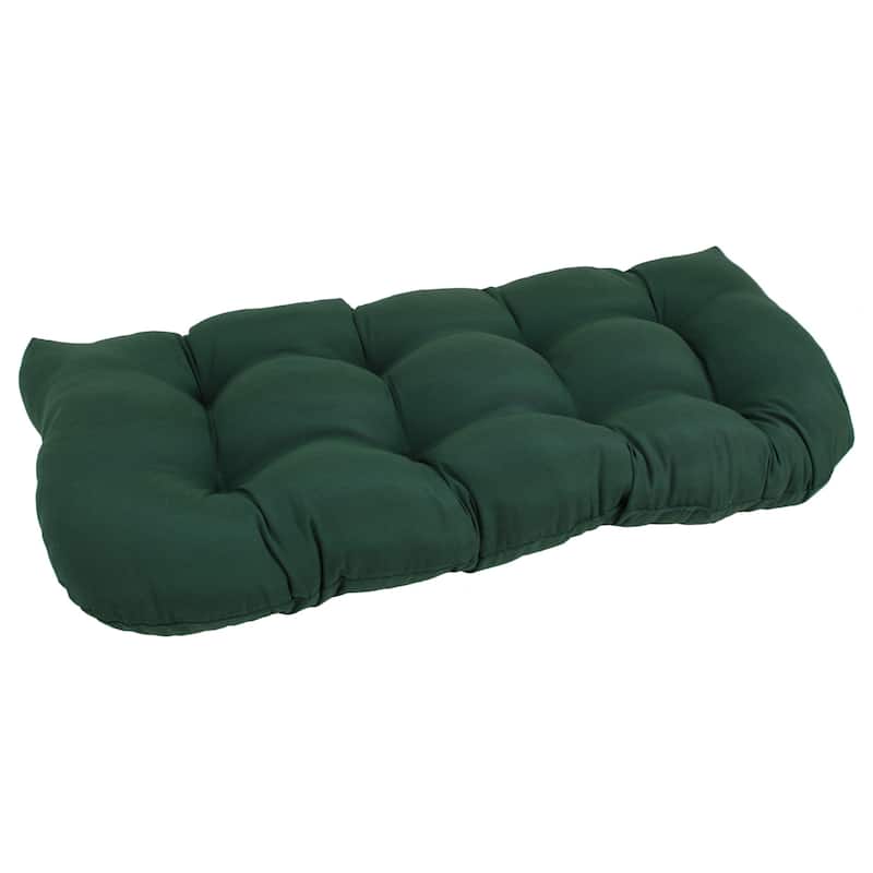 42-inch by 19-inch Twill Rounded Back Bench/Loveseat Cushion - 42 x 19