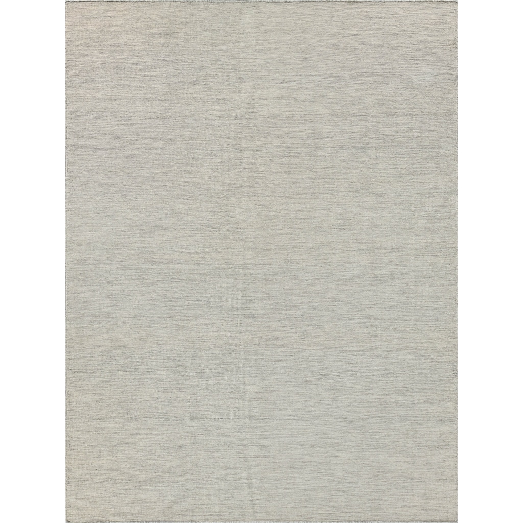 EXQUISITE RUGS Chelsea Flatweave New Zealand Wool Beige/Grey Area Rug.
