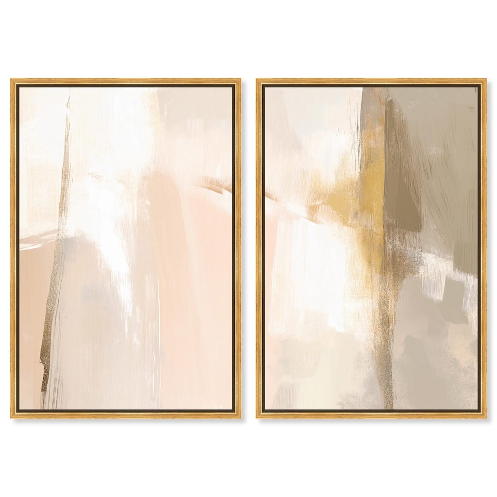 Meditative Hues II Canvas Set of 2 by Art Remedy