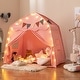 preview thumbnail 22 of 28, Gymax Kids Play Tent w/Flags and Globe String Lights for 3-12 Years - See Details