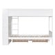 preview thumbnail 9 of 16, Twin over Twin Bunk Bed with 2 Drawers and Multi-Layer Cabinet
