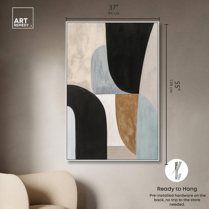 Interlocking Segments I Canvas by Art Remedy