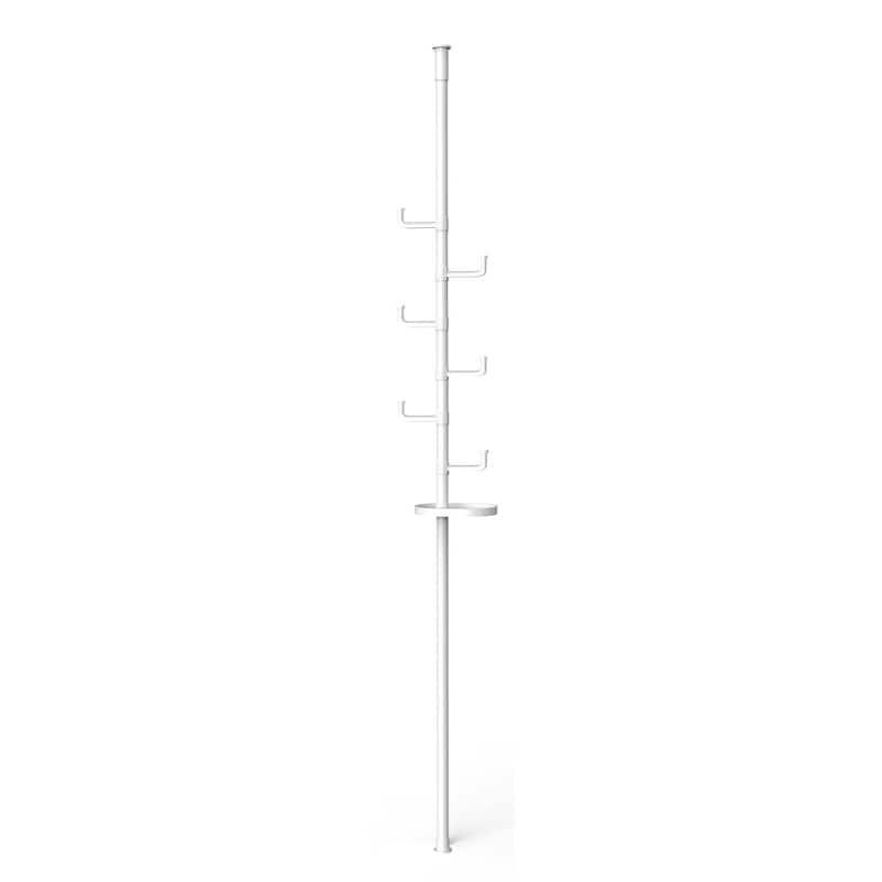 Adjustable Floor-to-Ceiling Drying Rack with Trays