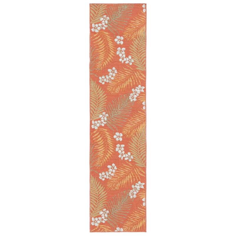 SAFAVIEH Sunrise Tracy Indoor/Outdoor Waterproof Rug - 2' x 8' Runner