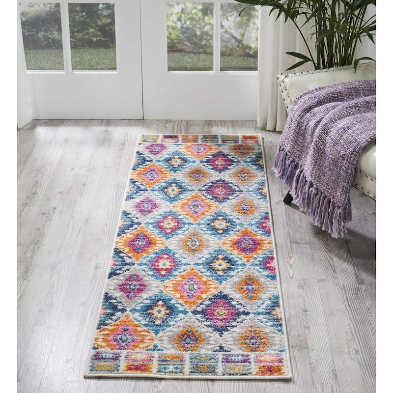 Nourison Passion Boho Geometric Tribal Area Rug