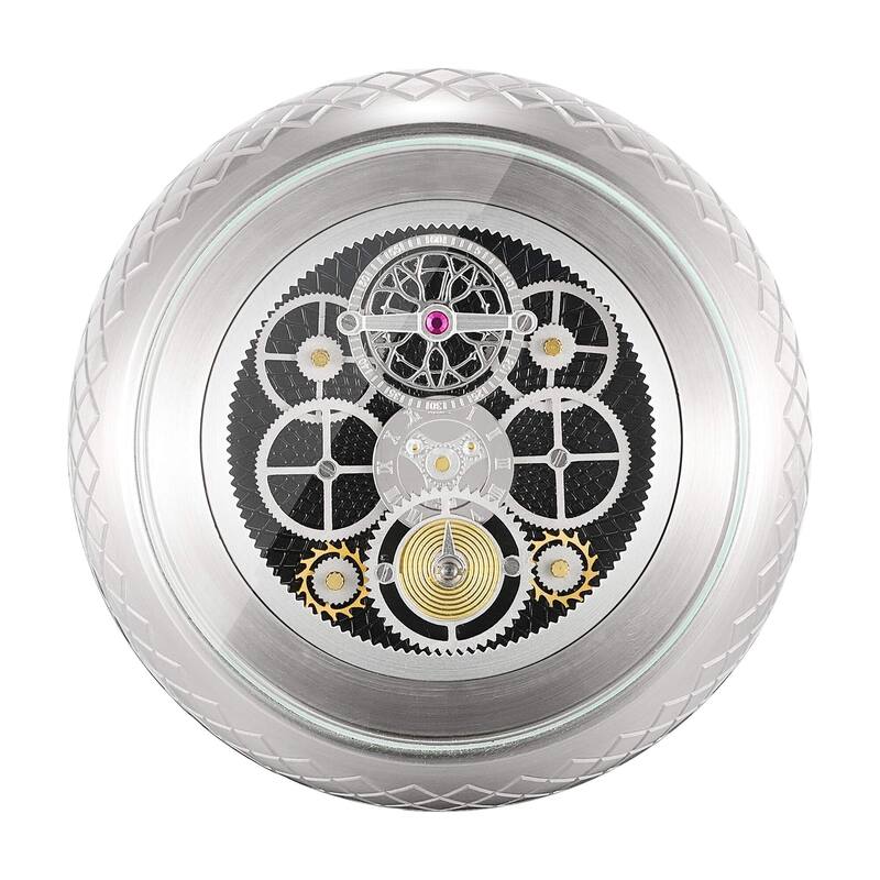 Ruvati Chrono Two Handle Watch Face Twist Bathroom Faucet in Brushed Nickel - RVF5234BN - 7'6" x 9'6"