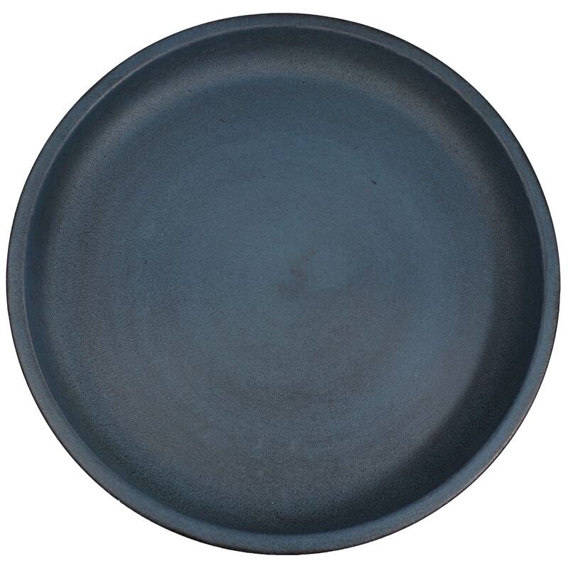 Sunnydaze Gleeful Garden Metal Outdoor Bird Bath - UV-Resistant Finish