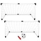 preview thumbnail 1 of 4, Set of Two Youth Soccer Goals with Soccer Ball and Pump - 47.5" x 22.5" x 25"