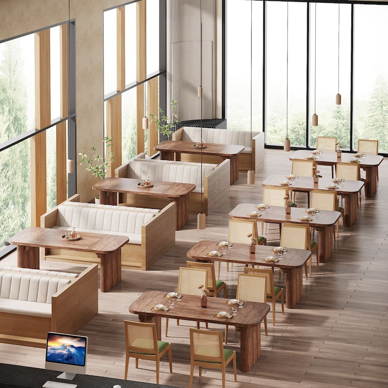 Wood Dining Table, Modern Kitchen Table, Dining Room Accent Table