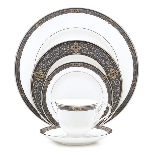 slide 2 of 6, Lenox Vintage Jewel 5-Piece Place Setting