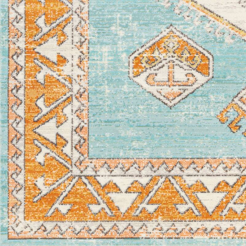 Livabliss Tedros Indoor/ Outdoor Tribal Area Rug