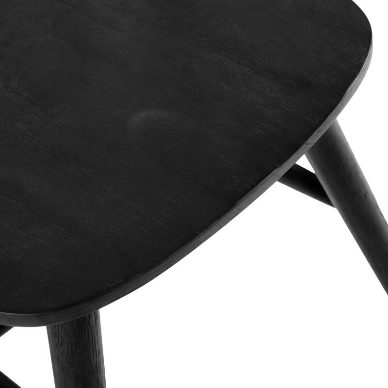 Furniture of America Galgary Mid-Century Modern Rounded Spindle Back Wood Dining Chairs (Set of 2)