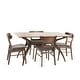 preview thumbnail 30 of 37, Idalia 5-piece Dining Set by Christopher Knight Home