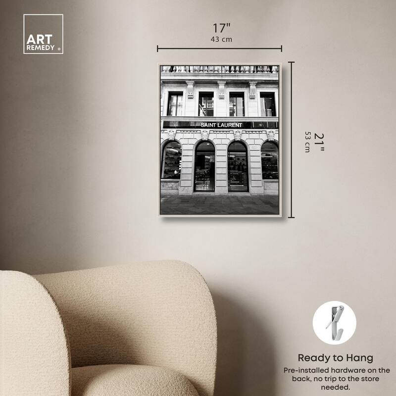 Glam Store front II Canvas by Art Remedy