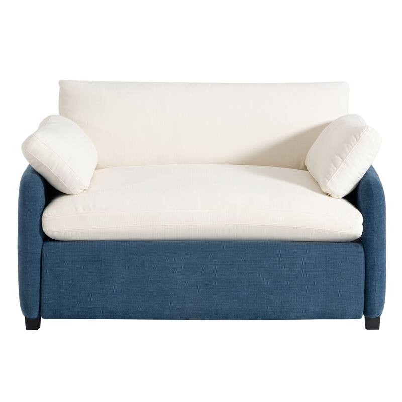 50" Oversized Chenille Upholstered Single Sofa Chair