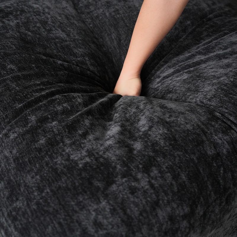 100.5'' V-shape Cloud Corner Sectional Sofa Chenille 5-Piece Modular Couch for Living Room Set