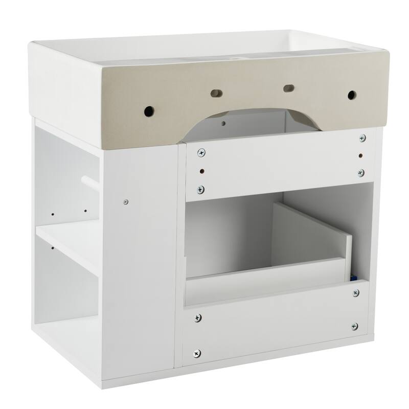 Christopher Knight Home - Doren 21.8" MDF Bathroom Vanity with Sink and Big Drawer