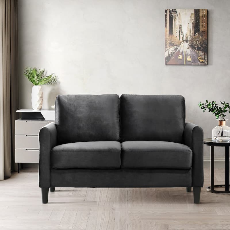 Clayfell Airell Velvet Arm Living Room Set