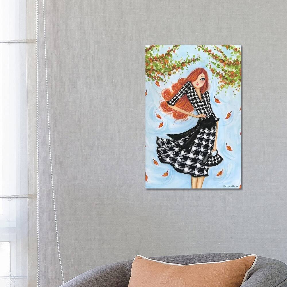 iCanvas "Best dress Houndstooth" by Bella Pilar Canvas Print