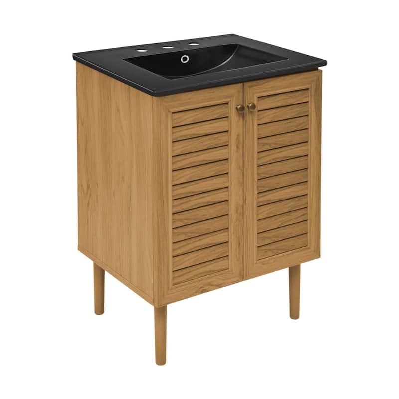 Swiss Madison SM-BV373-3MB Bron 24" Free Standing Single Basin Vanity