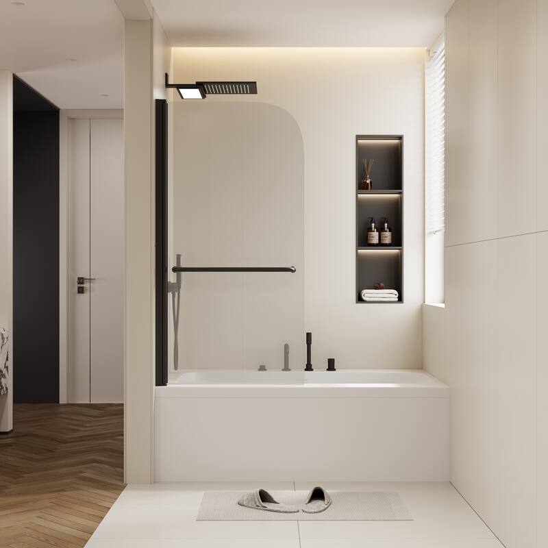 Rise and down rotation shaft door Shower Doors