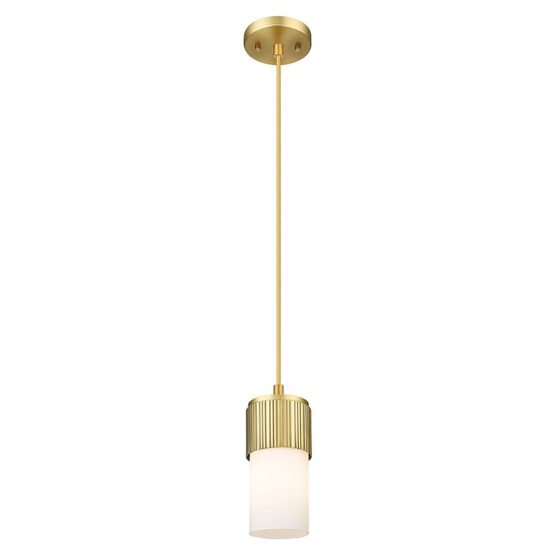 Innovations Lighting 428-1P-G428-7WH Bolivar 7" Tall Mini Pendant with