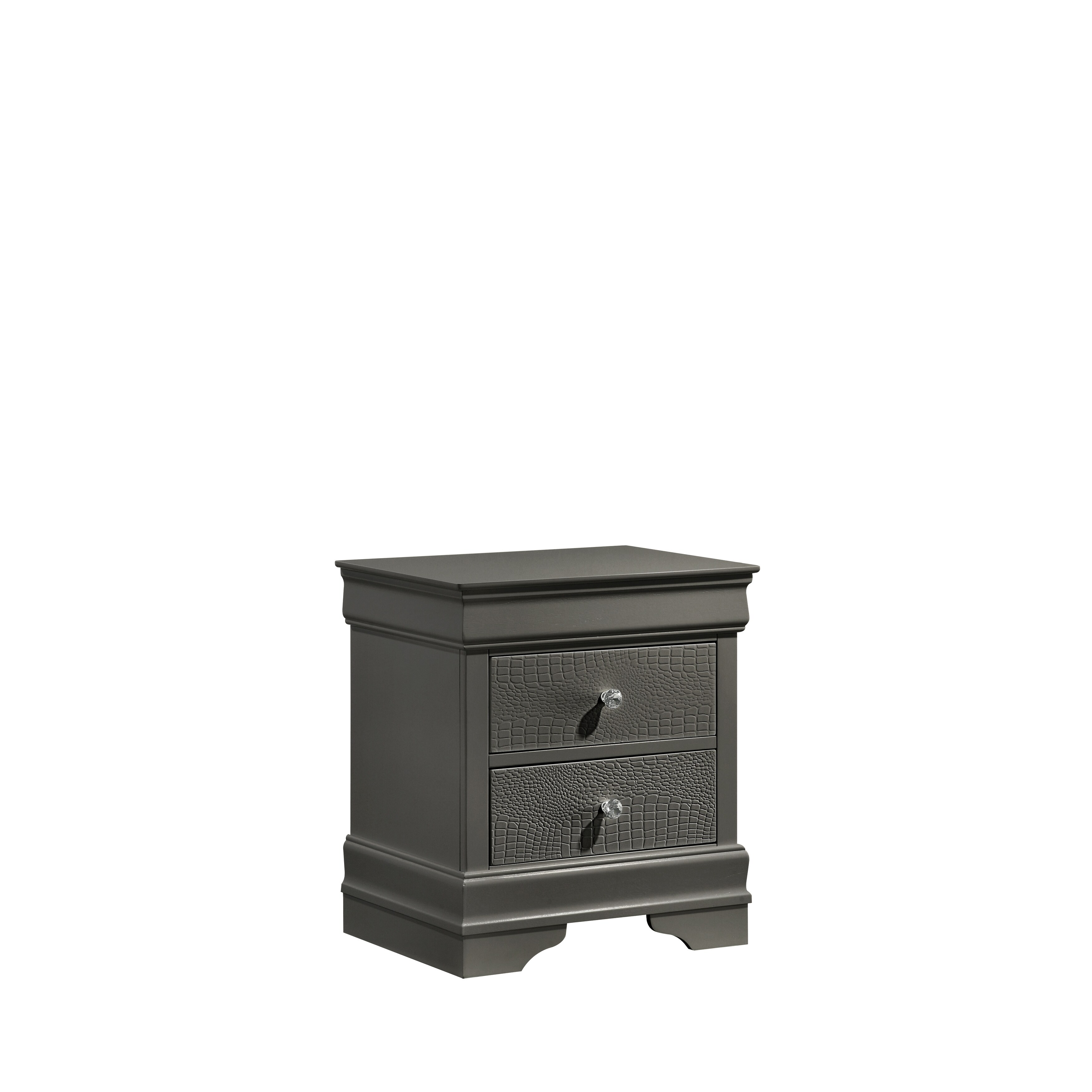Blaze Modern Style 2-Drawer Night stand Made with Wood(Includes Only Nightstand)