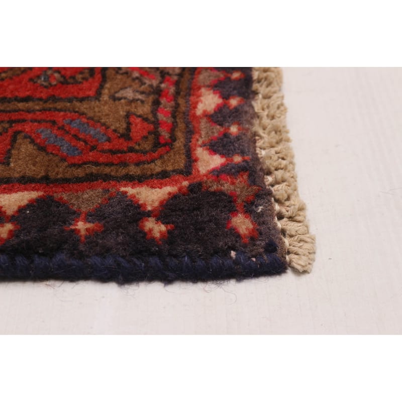 ECARPETGALLERY Hand-knotted Konya Anatolian Red Wool Rug - 3'1 x 12'6