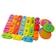 preview thumbnail 1 of 1, Bintiva Wood Obstacle Course Balance Path with Numbers, 17 Pieces - Multi Multi - Assembled - Kids